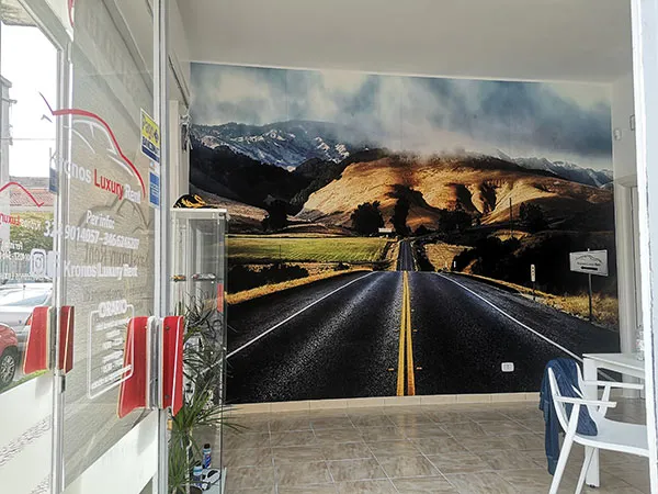 Pellicole decorative per pareti: realizzazione 1