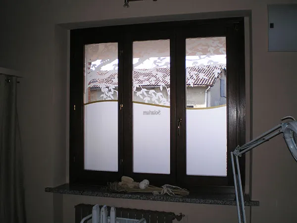 Pellicole decorative per vetri: realizzazione 10