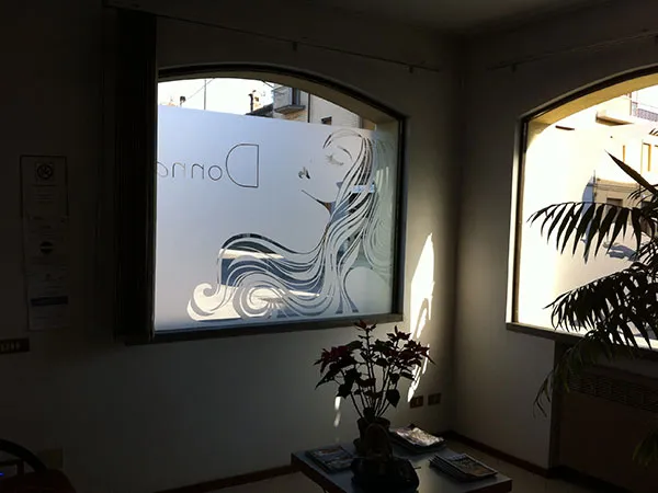 Pellicole decorative per vetri: realizzazione 6